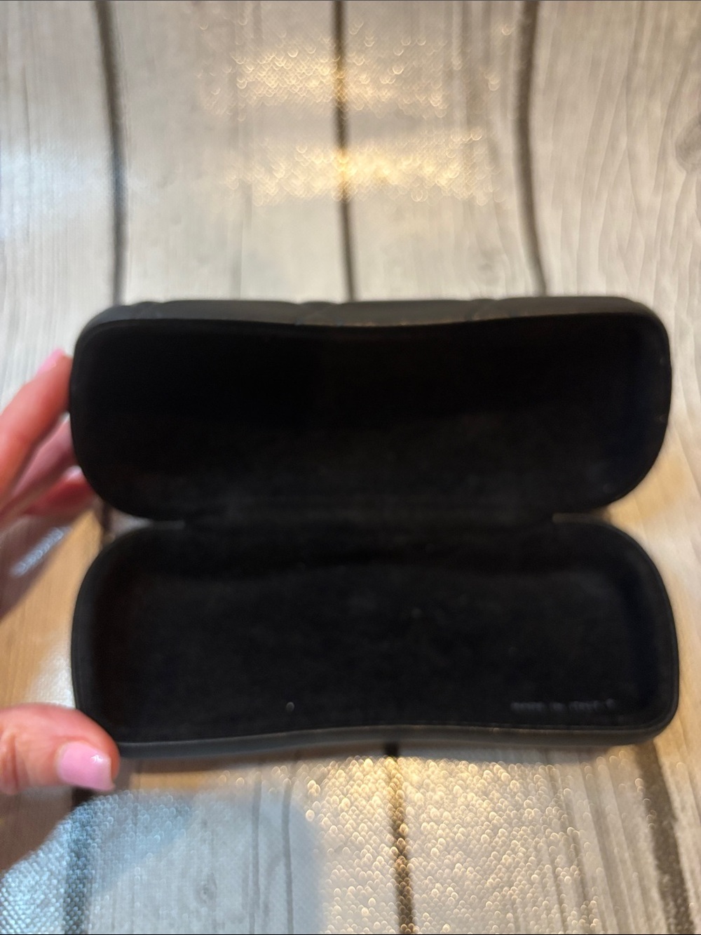CHANEL Black Quilted Leather Glasses Case - Picture 8 of 11